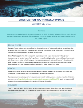 2020-08-26 DA Youth Weekly Update