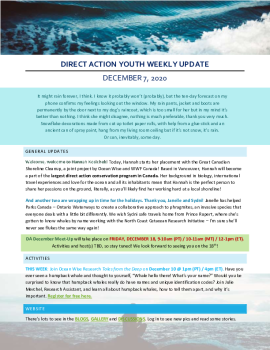 2020-12-07 DA Youth Weekly Update
