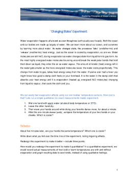 Changing States Experiment