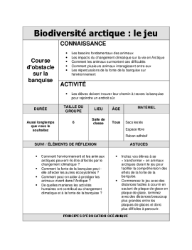 Biodiversité arctique